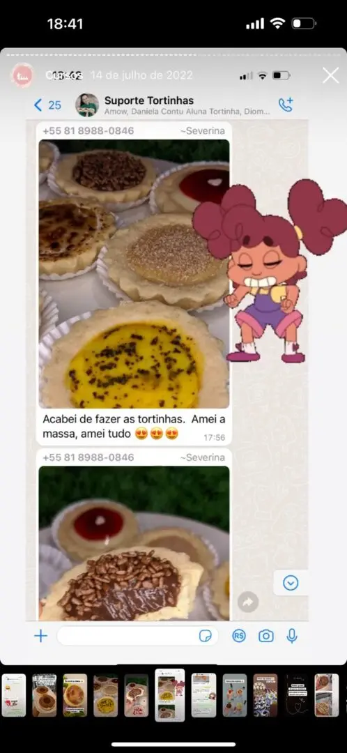 Depoimento grupo Suporte Tortinhas